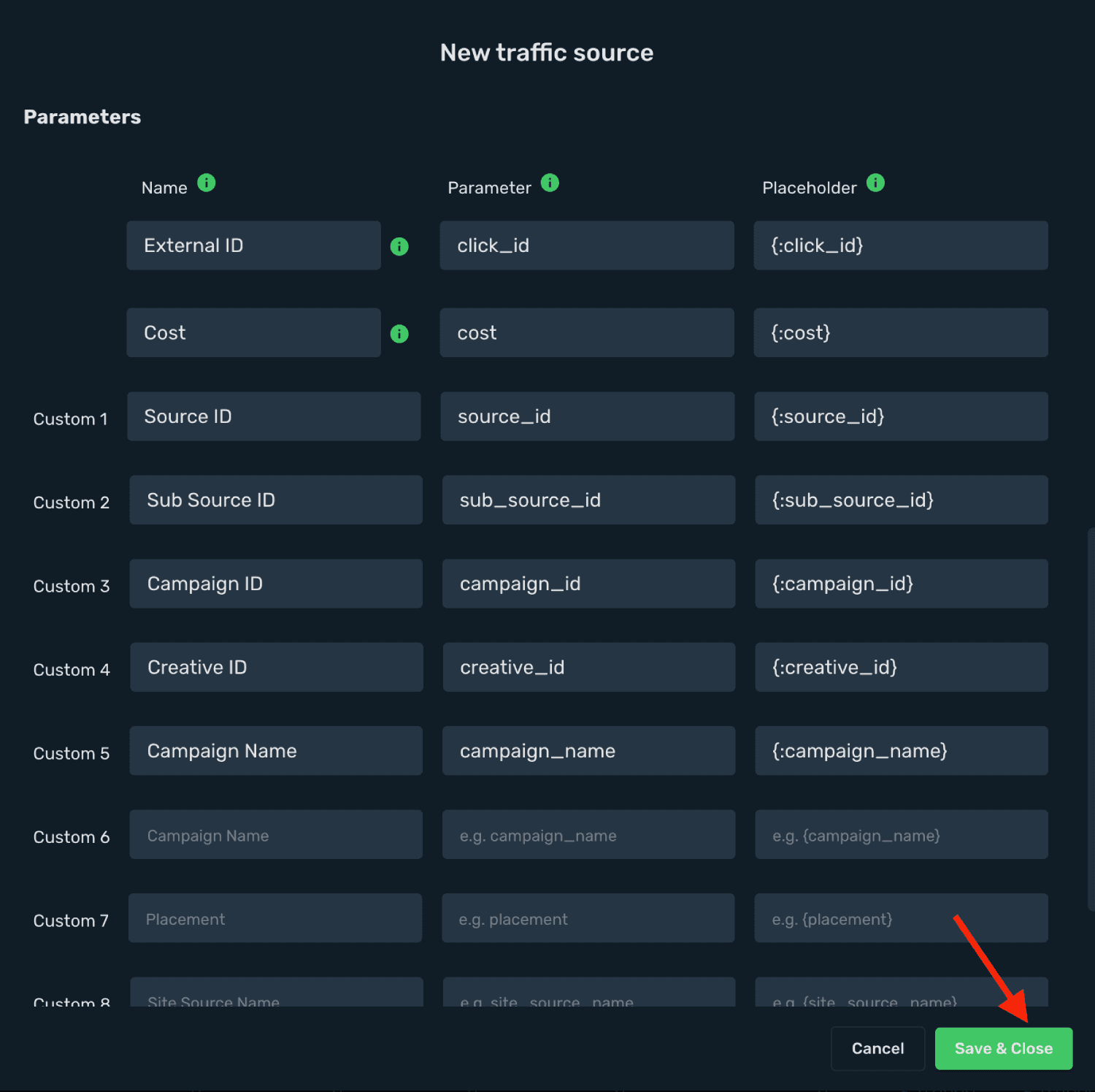 Copy AdMaven Postback URL