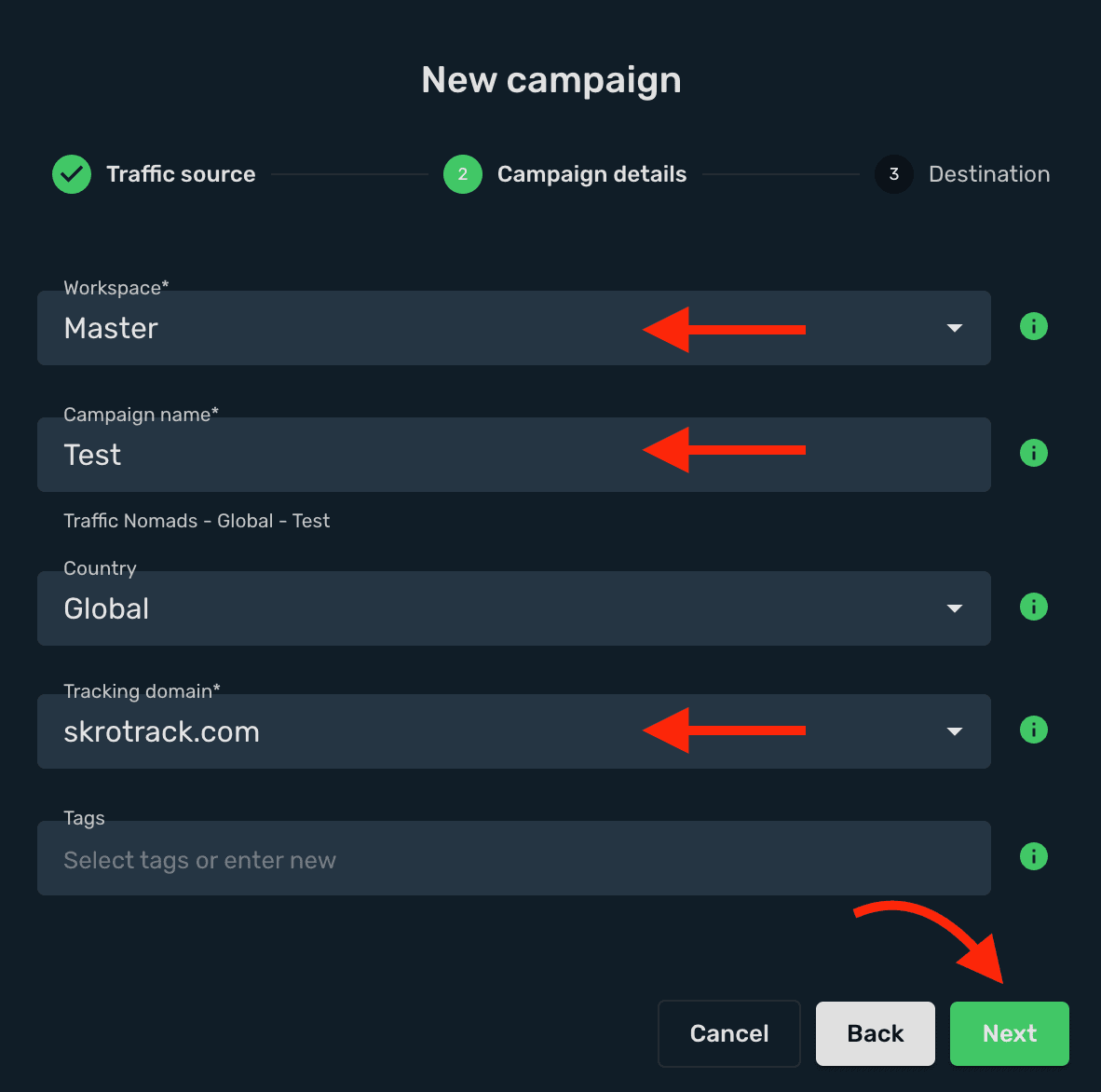Create a campaign 2