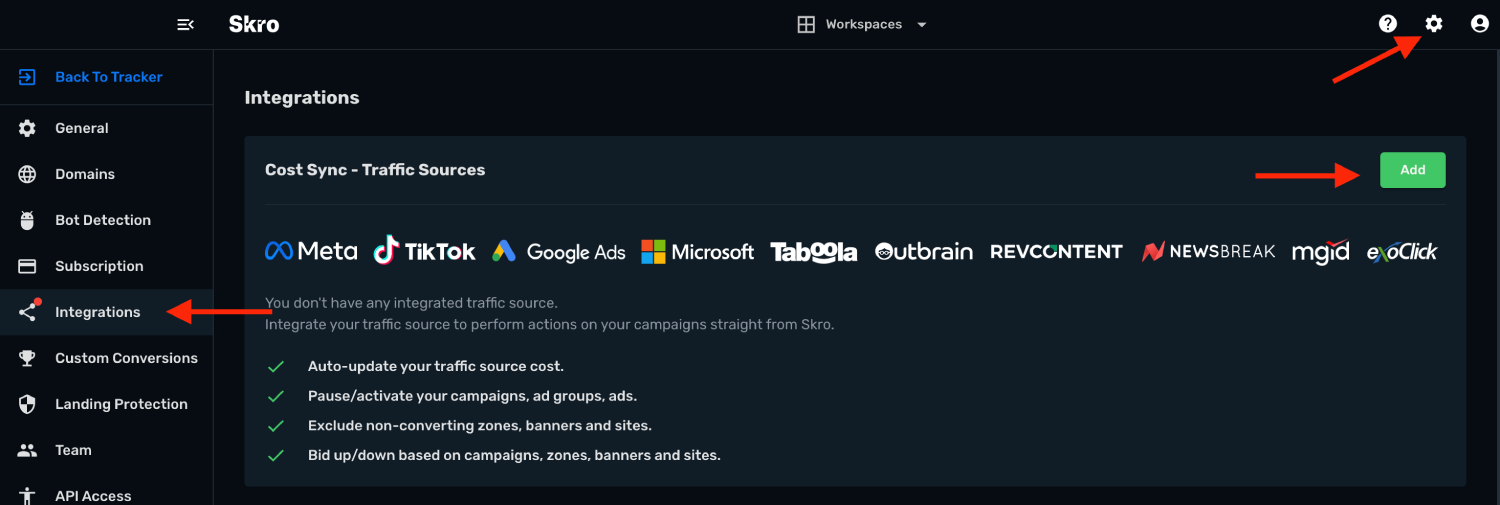 NewsBreak Integration step 1