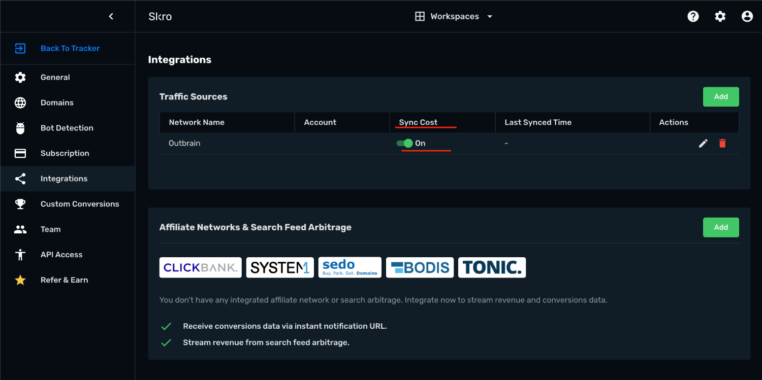 Revcontent Integration step 4