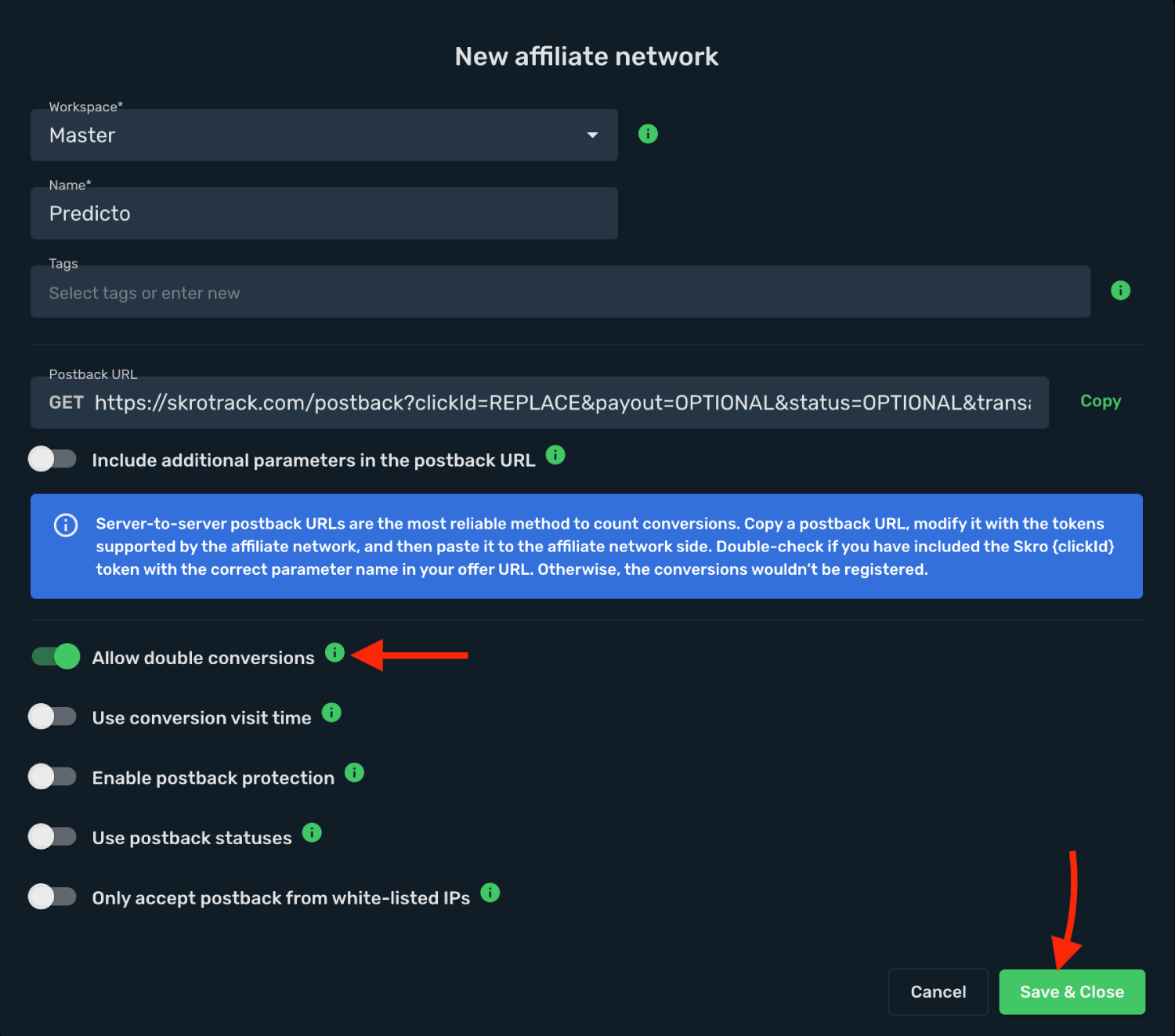 Predicto.ai RSOC integration step 5