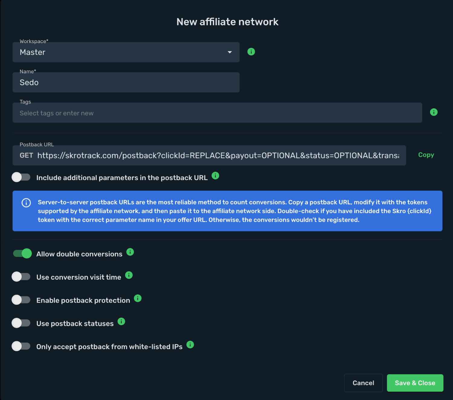 Sedotmp RSOC integration step 5